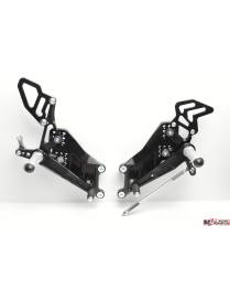Rear set PP Tuning Yamaha YZF-R3 (2015 to 2018) R25/MT03/MT25 - FULL RACE
