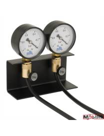 Professional needle pressure gauges synchronize - 2 carburetors