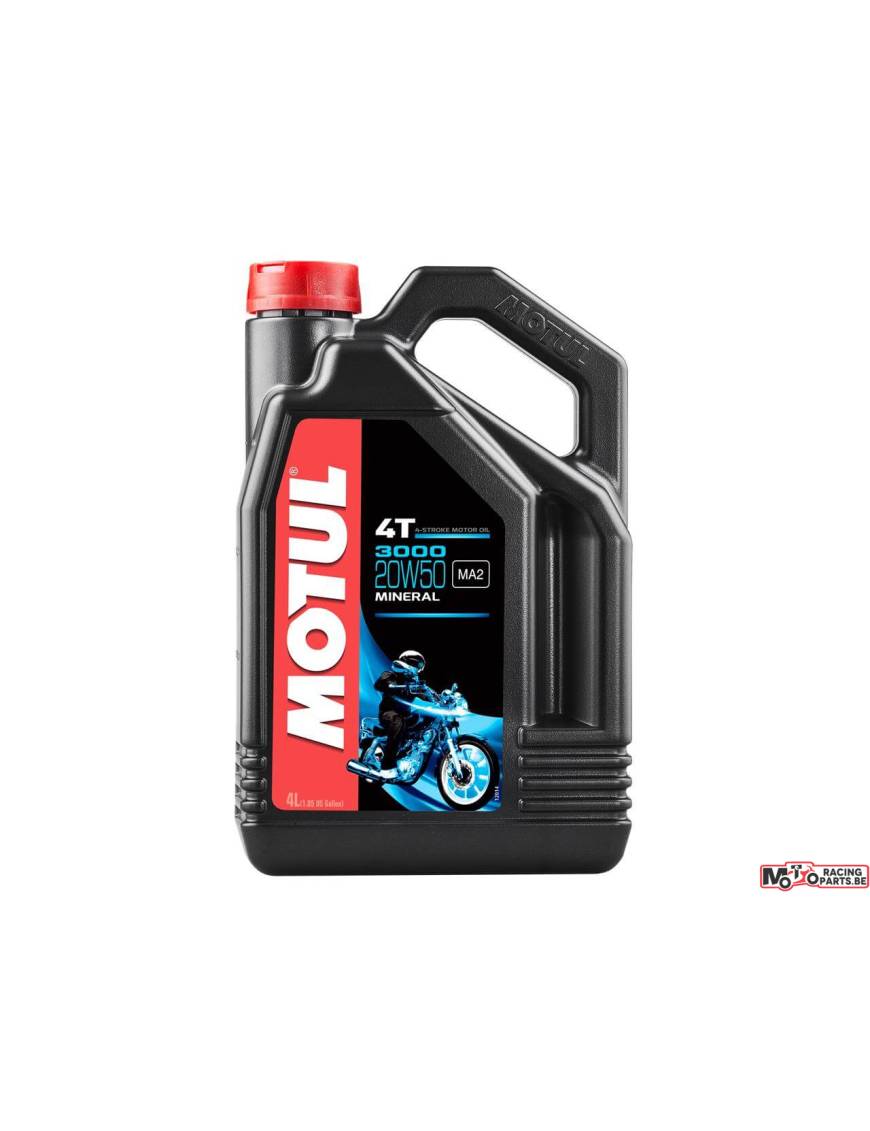 Engine Oil Motul 3000 w50 Mineral 4 Liters