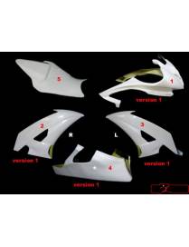 Kit carénages piste 5 pièces Motoforza Yamaha YZF-R6 2008 à 2013