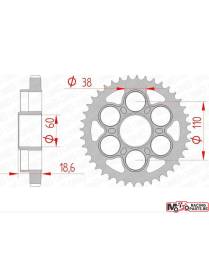 Steel rear sprocket AFAM serie 530 50900 Ducati Multistrada 1200/1260