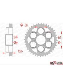 Steel rear sprocket AFAM serie 530 50900 Ducati Multistrada 1200/1260