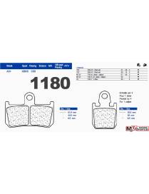 Brake pads Carbone Lorraine 1180 C60 Yamaha YZF-R1 / MT-01 / XV 1700 