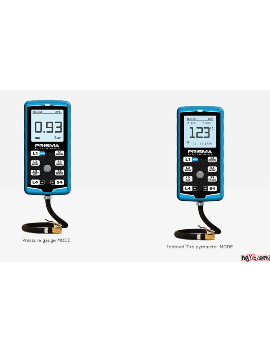 Thermomètre laser digital infrarouge – plage de mesure -40°C jusqu'à 530°C  – 2 batteries incluses