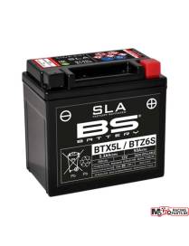 Batterie BS BTX5L/BTZ6S SLA 5,3Ah 113x70x106mm