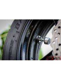 Tire valve stem tubeless Fobo Bike kit bluetooth TPMS 2 grey pair